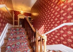 The stairs to the 1st floor